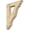 Ekena Millwork Funston Traditional Rough Sawn Bracket, Douglas Fir, 6"W x 34"D x 46"H BKT06X34X46FST01RDF - alternate 1